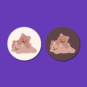 아칸 율율 베어베어 그립톡/스마트톡/거치대