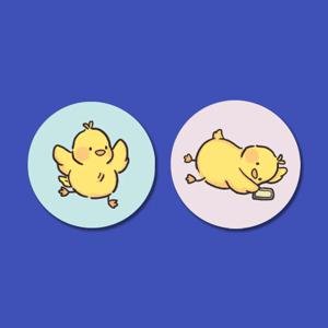 아칸 율율 삐약이 그립톡/스마트톡/거치대
