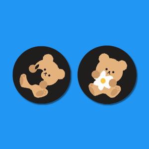 아칸 페이즈드림 리틀베어플라워1 그립톡/스마트톡/거치대