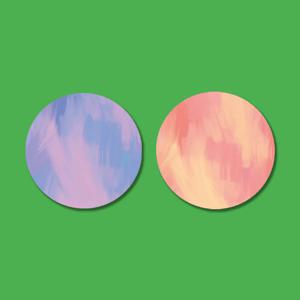 아칸 노구 유화 팔레트 그립톡/스마트톡/거치대