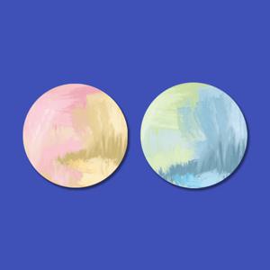 아칸 노구 유화 그립톡/스마트톡/거치대