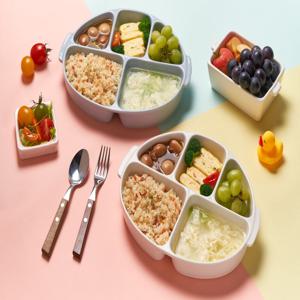 CLSH 클샤 5칸타원 프리미엄 도자기식판 국내생산 식비절약