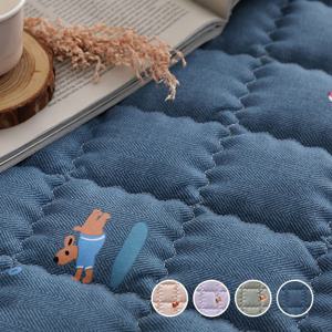 스잠 국내산 퍼피아지 고정밴드형  침대패드 MS/S/SS/Q 4COLORS