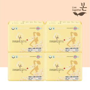 유기농 생리대 본플러스 중형 16P, 4팩