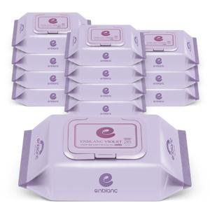 아기 물티슈 70gsm 세이프 바이올렛 휴대캡형 26매X12팩