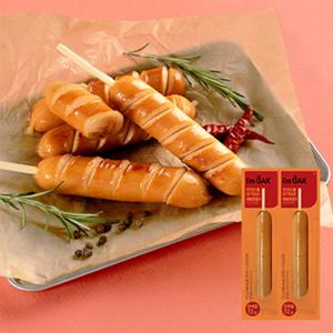 닭가슴살 매운후랑크 꼬치 70g*2팩