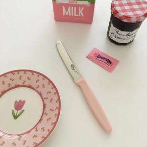 핑크과도 빵나이프 톱니 과일칼 야채칼