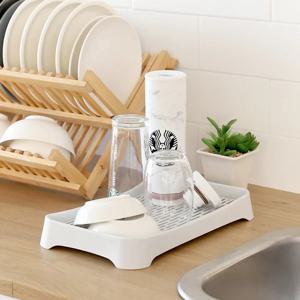 식기 컵 물빠짐 건조대 배수 트레이 싱크대 선반 중형
