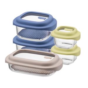 [락앤락 직영] 바로한끼 간편조리용기 5P(1.6Lx1P+1.5Lx2P+0.5Lx2P)