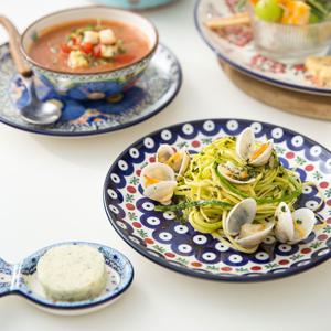 파뷔에 슐레지엔 폴란드풍 도자기 피헨 대접시