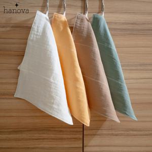 정련 소창 감성컬러 3장세트 키친크로스 소창행주 4겹_내츄럴