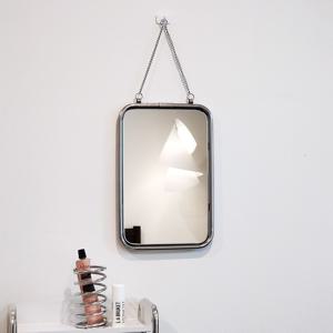 스테인리스 304 메탈릭 스퀘어 벽걸이 거울