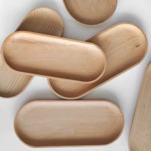 [리퍼] 라운드 너도밤나무 원목트레이