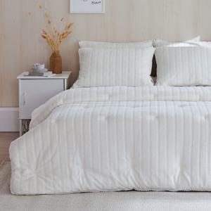 밀크 착번 아웃 극세사 워싱 차렵이불/침대패드/베개커버