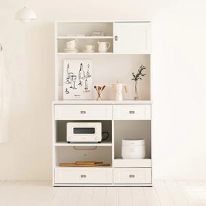 알렉스 1000 렌지대 상부장세트 A타입 화이트 실버루체손잡이