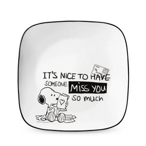 스누피앤찰리에디션 사각대접시 1P