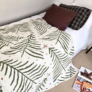 윈터 퍼 크리스마스  플란넬 소파커버/블랭킷/담요