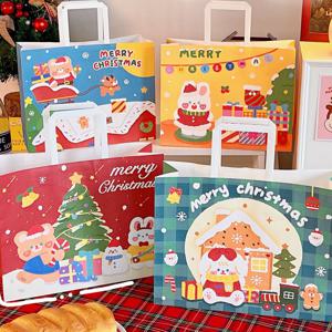 크리스마스 쇼핑백 선물 포장 종이가방 4종