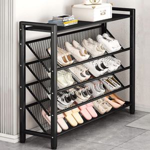 슬림 신발장 철제 현관 진열대 좁은 미니 신발선반 수납장