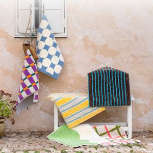 자카드 러그 발매트 (60x45cm)