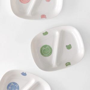 미쯔 어린이 도자기 식판