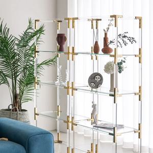 [리퍼] 발렌타인 직사각 4단 강화유리 장식장 아크릴