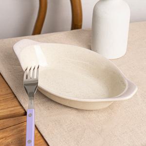 일라 파스텔 라인 접시 그릇 그라탕기 25cm