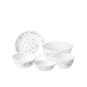 프로빈셜블루 한국형 1인 5P 원형 면기홈세트