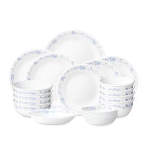 프렌치 블루 한국형 4인 19P 원형 찬기홈세트