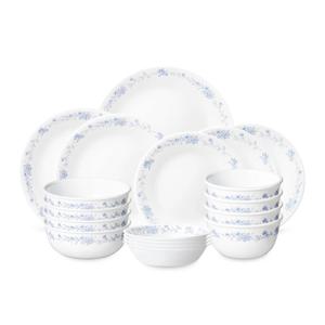 프렌치 블루 한국형 4인 18P 원형 홈세트