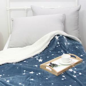 밀키웨이 네이비 밍크 블랑켓 극세사 밍크 대형 담요 양모 이불 160x210cm