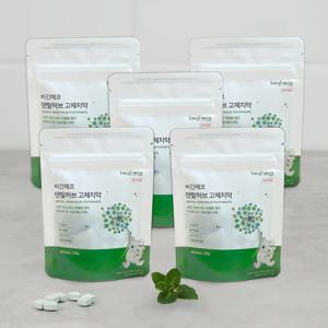 덴탈허브 고체치약 40정 5개 (총 200정) / 씹는 치약