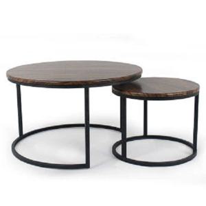 투원 소파테이블 티테이블 분리가능 투인 네스팅 인서트 카페 거실 응접실 침실 목재 철재