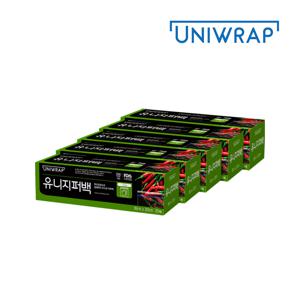 이중 지퍼백 중형 20매 X 5개(18x20cm)