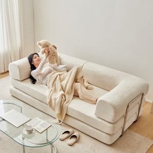 신제품/ 스너피 3인 패브릭 모듈 압축 소파 2000