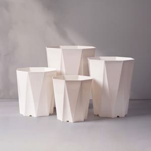 인테리어 화분 분갈이 식재 소품 플라스틱 수지 대형화분 다이아 팟