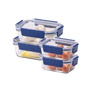 탑클라스 내열유리 직사각 4개세트 (380ml 2P+630ml 1P+1L 1P)