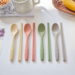 실리콘 어린이 수저세트 아동 숟가락 젓가락 수저 세트