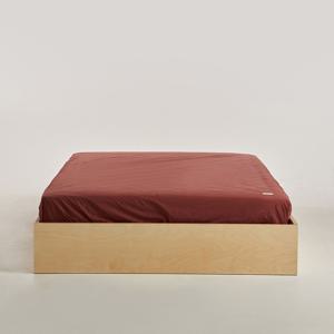 Simple mattress box cover Ginger Brick 매트리스커버