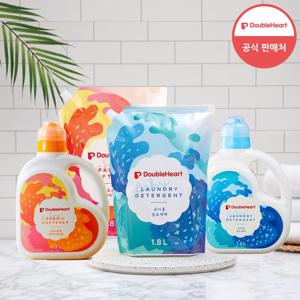 유아용 세탁세제 1.2L+1.8L+섬유유연제 1.2L+1.8L세트 4종