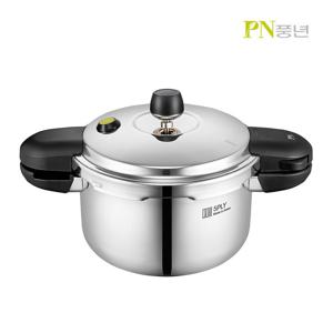 하이클래드 뉴파이브 IH 통5중 스테인리스 압력솥 10인용 6L NFPC-10