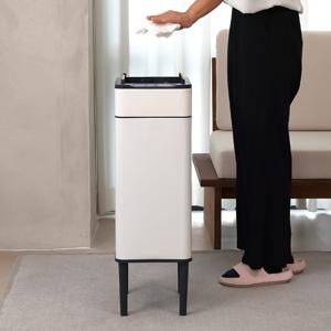 스마트 자동 센서 쓰레기통 대용량 종량제 봉투 호환 미엘루 인테리어 휴지통 30L