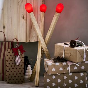 스트롤라 LED장식조명 장스탠드 성냥개비 목재