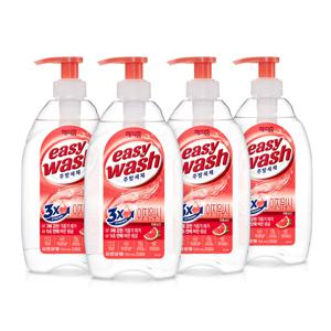 해피홈 이지워시 주방세제 자몽소다 720mlx4개