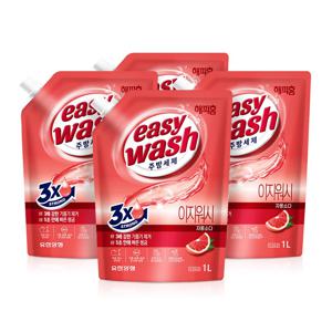 해피홈 이지워시 주방세제 자몽소다 1Lx4개