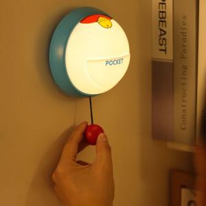 방울 터치 무드등 포켓 벽걸이 침실 수면등  붙이는 조명 무선 LED 독서등