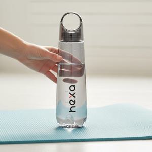 미르 헥사 눈금있는 트라이탄 휴대용 손잡이 물통 750ml GO 손잡이 워터보틀 등산 물병