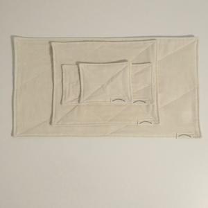 소창 티코스터/테이블매트 세트