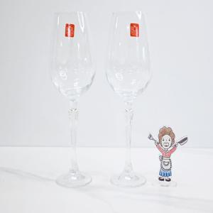 RCR 크리스탈 글래머 레드 와인잔 이태리 와인컵 2P 세트