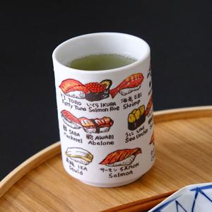일본 스시 사케 녹차컵